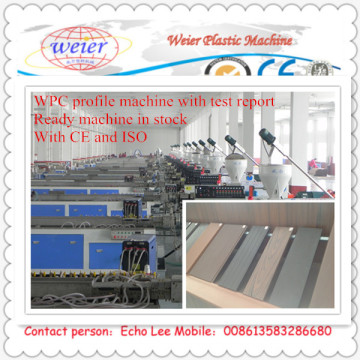 WPC Profile Making Machine --- Plastic Machine